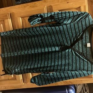 amazon, blue and black shirt, never worn